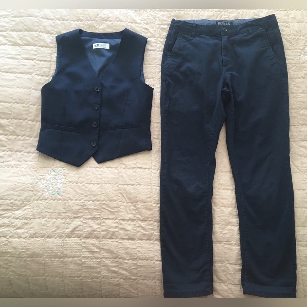 Boys H&M pants and vest
